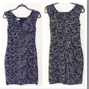 London Times Petites Layered Ruffle Dress - 6P